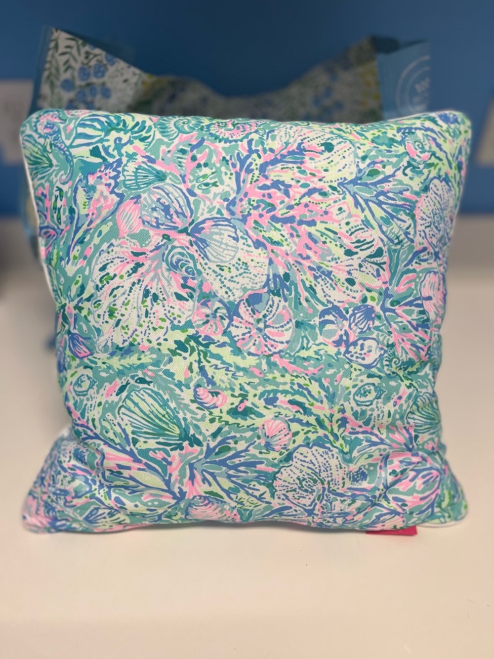 EUC Lilly Pulitzer Square Pillow